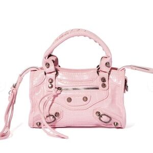 Extravagant Motion Le City Satchel Handbag - Pink